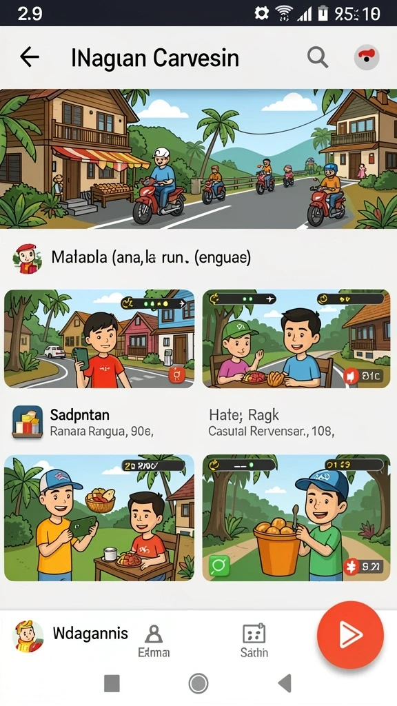 Tampilan antarmuka yang user-friendly dan menarik.