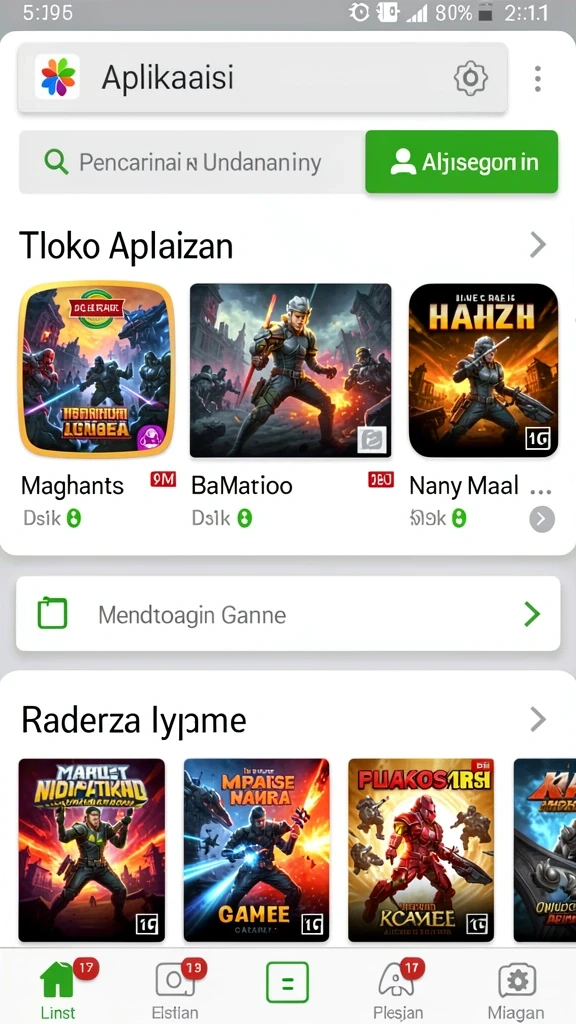 Grafik permainan yang memukau dan berwarna-warni.