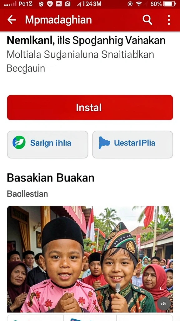 Screenshot aplikasi 88ID yang menunjukkan antarmuka pengguna yang intuitif.