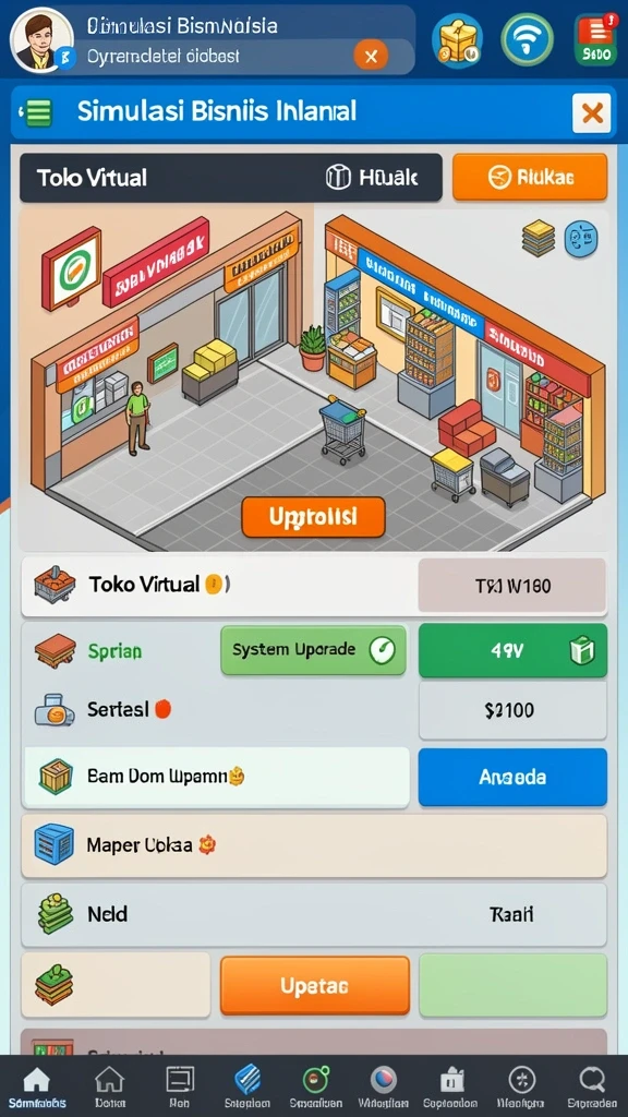Tampilan awal yang menarik dan memanjakan mata.