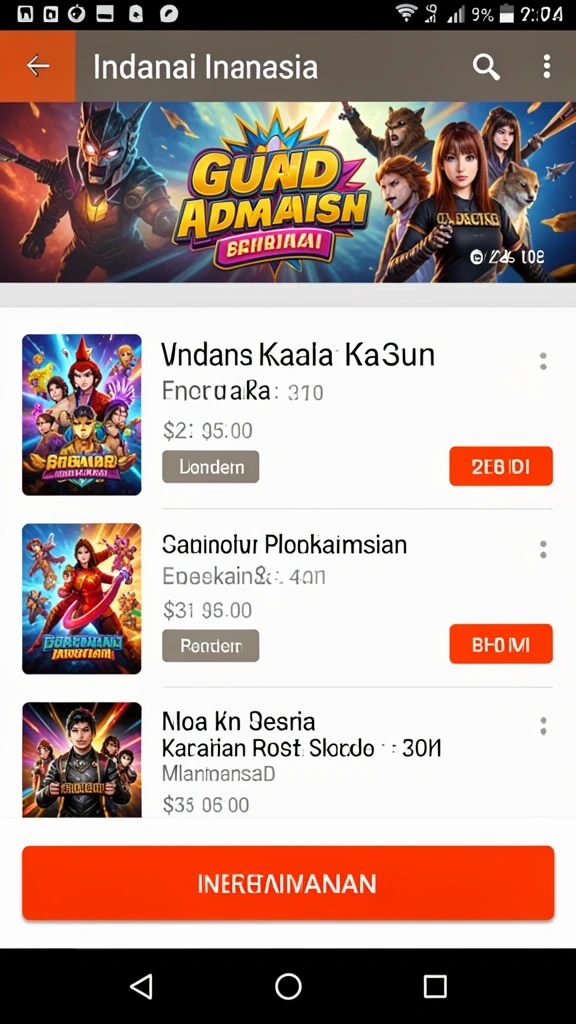 Antarmuka yang user-friendly dan intuitif.