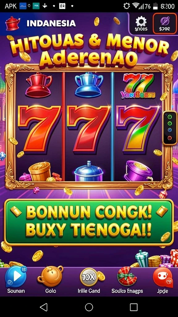 Tampilan utama aplikasi ANDARA88 yang user-friendly.