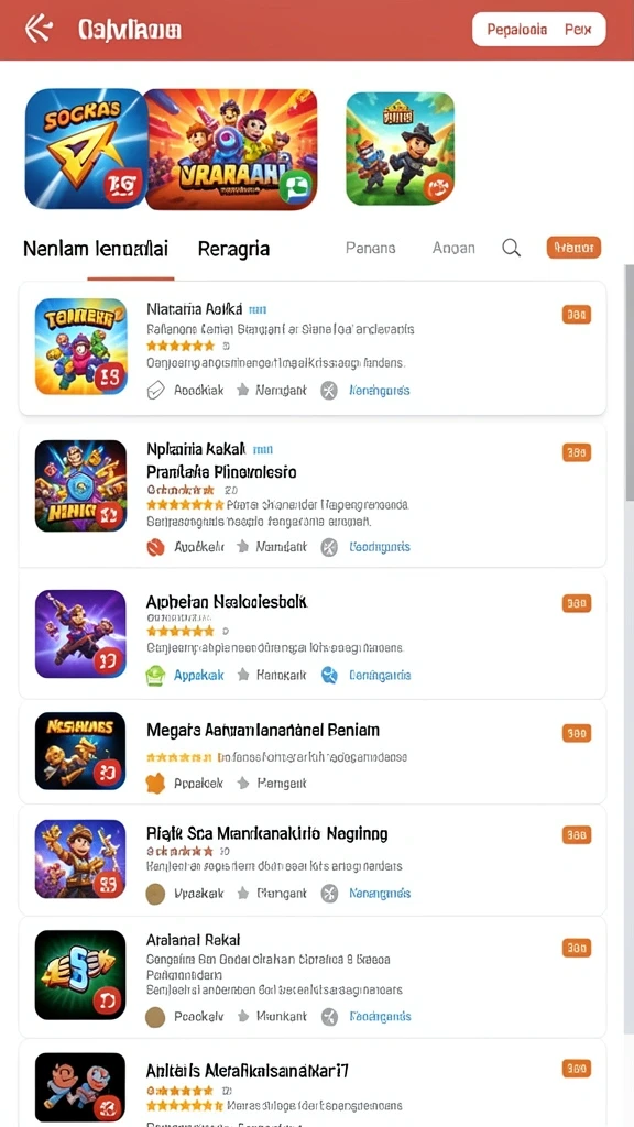 Tampilan antarmuka yang sederhana dan menarik.