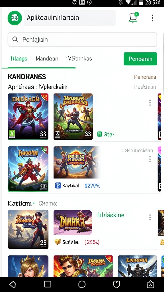 Screenshot 1: Tampilan utama aplikasi DEWAPG yang menarik.