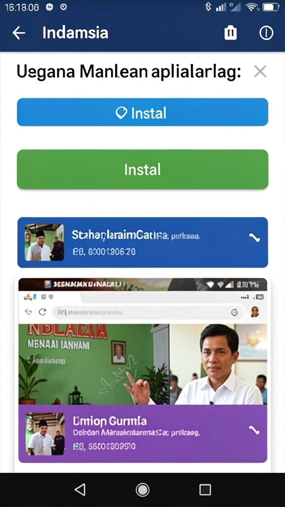 Tampilan antarmuka aplikasi yang menarik dan mudah dipahami.