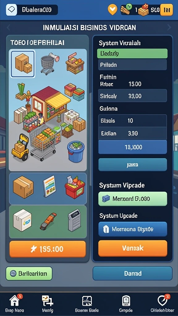 Screenshot menunjukkan pemandangan indah di level pertama.