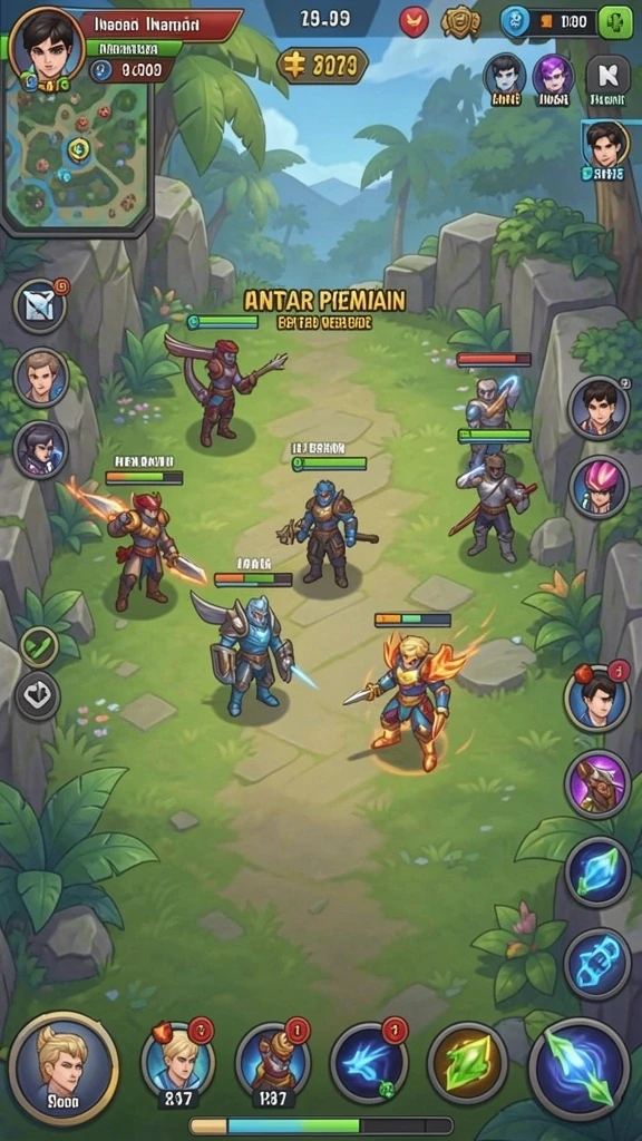 Screenshot antarmuka game yang menarik dan intuitif.