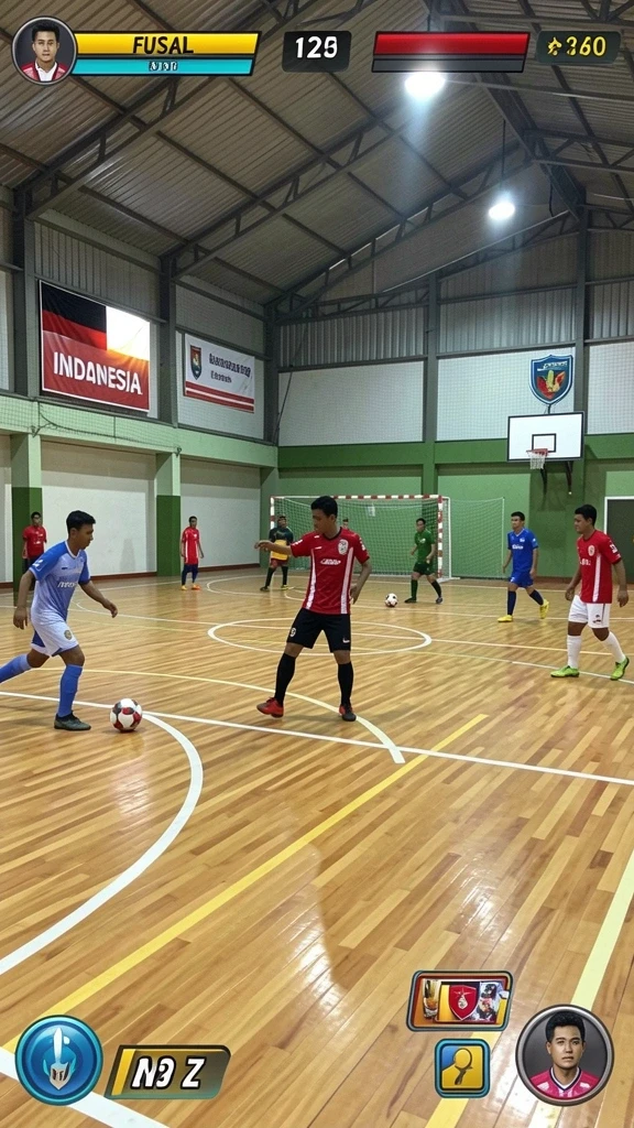 Tampilan antarmuka IDNSCORE yang menarik.