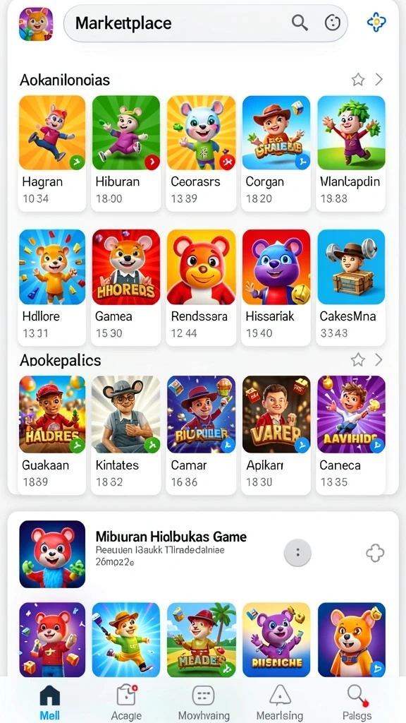 Tangkapan layar menampilkan antarmuka permainan yang menarik.