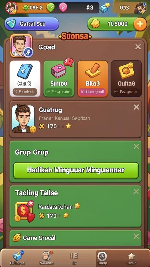 Pengaturan grafik yang indah dengan detail yang memukau.