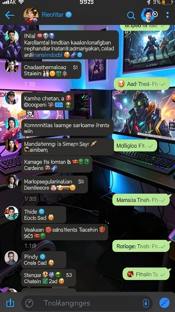 Berbagai jenis permainan judi yang tersedia.