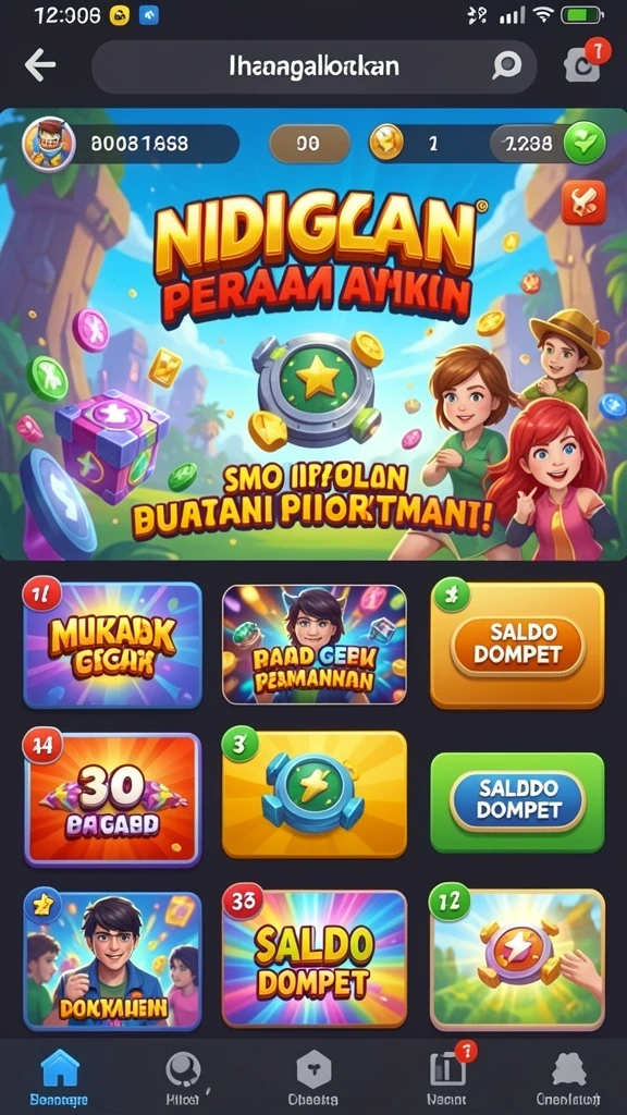 Fitur komunitas yang memungkinkan interaksi antar pemain.