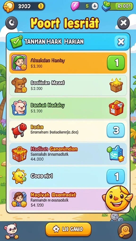 Screenshot menampilkan karakter baru yang menawan.