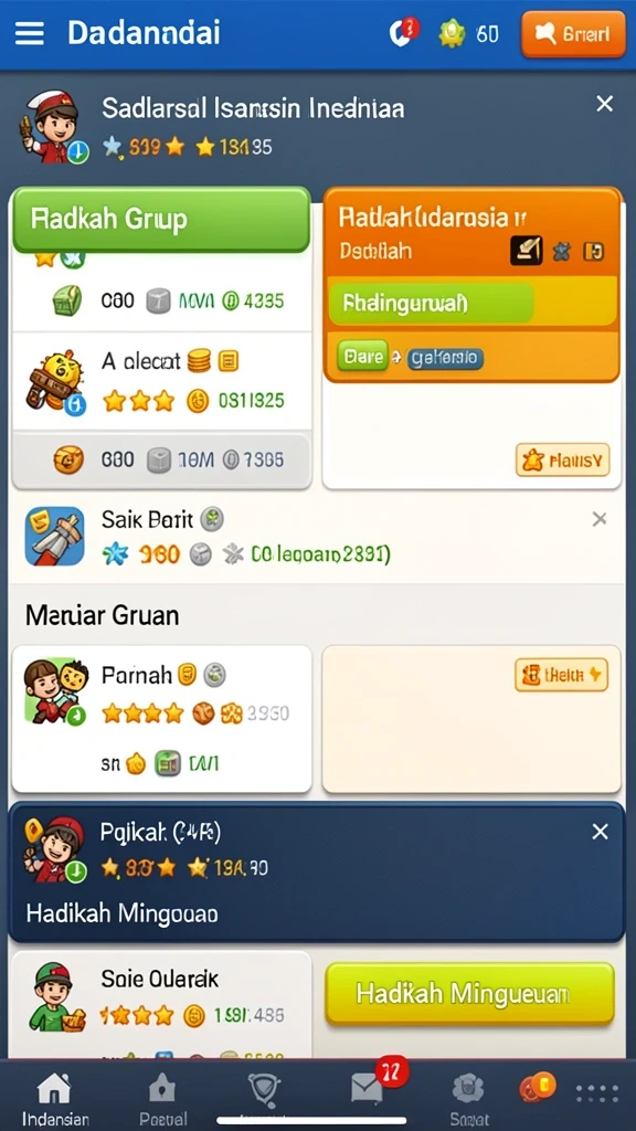 Beragam mesin slot dengan tema yang unik.