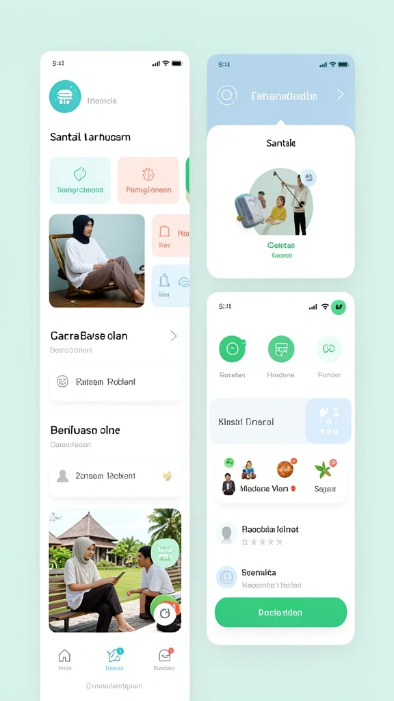 Screenshot memperlihatkan variasi lokasi yang menarik.