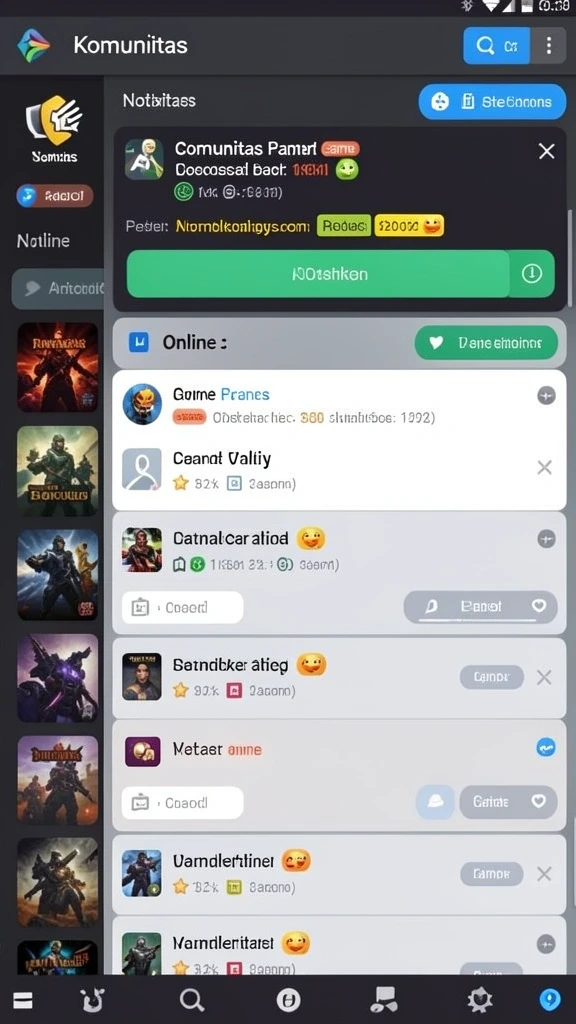 Fitur multiplayer untuk bersaing dengan teman-teman.
