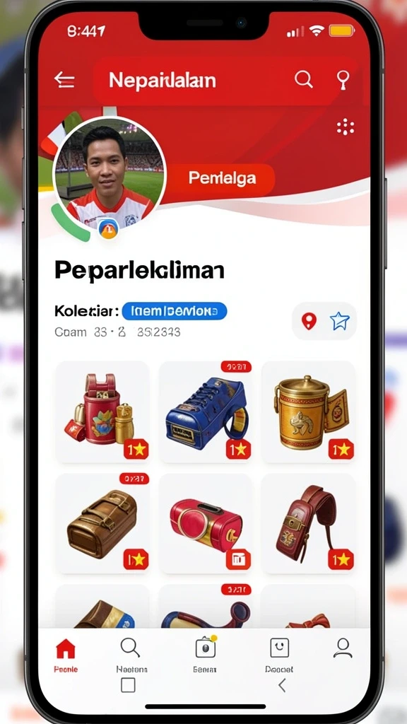 Tampilan level yang memukau dan berwarna-warni.