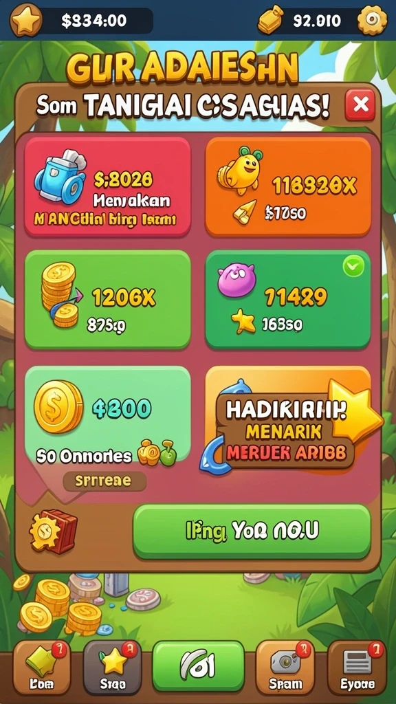 Fitur bonus menarik yang membuat permainan lebih seru.