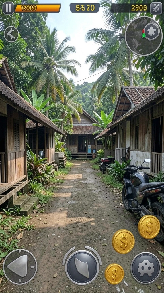 Antarmuka permainan yang ramah pengguna.