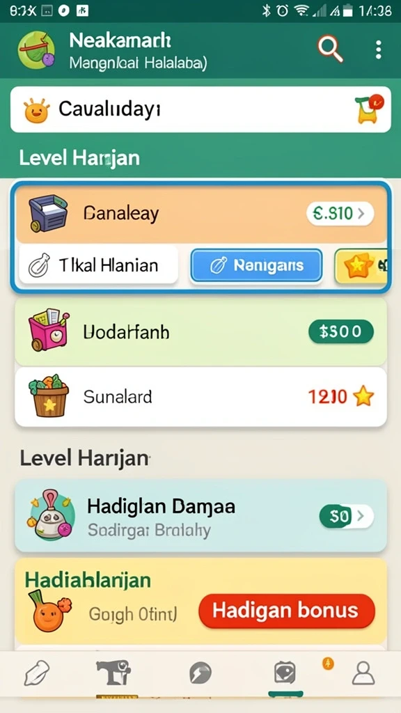 Tampilan antarmuka yang menarik dan mudah digunakan.