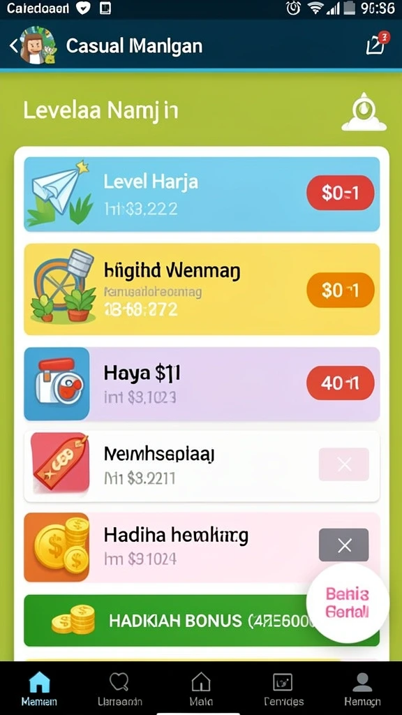Tampilan antarmuka pengguna yang intuitif dan menarik.