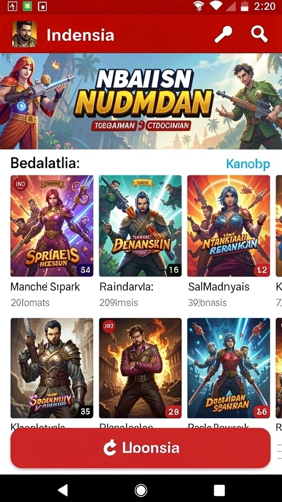 Tampilan karakter utama dalam aksi mendebarkan.
