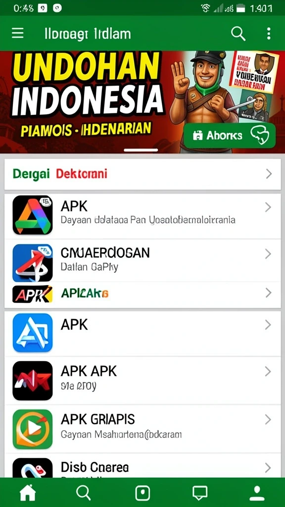 Karakter-karakter menarik yang dapat dimainkan.