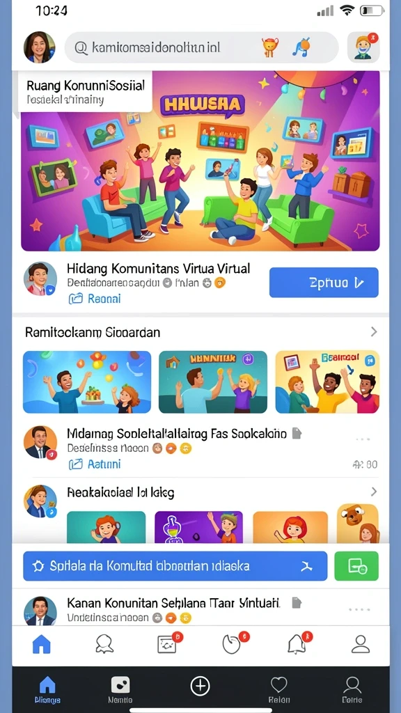Tampilan tema yang beragam dan colorful.