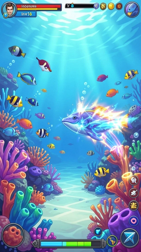 Screenshot memperlihatkan interaksi antara pemain di mode multiplayer.