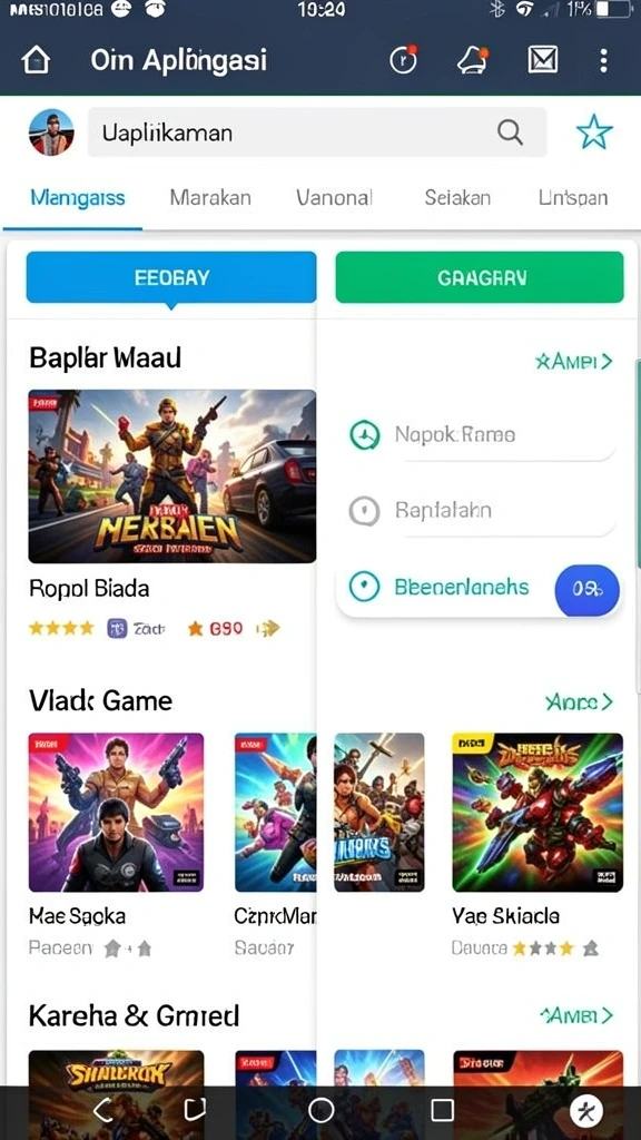 Tampilan menarik dari halaman utama SESETOTO.