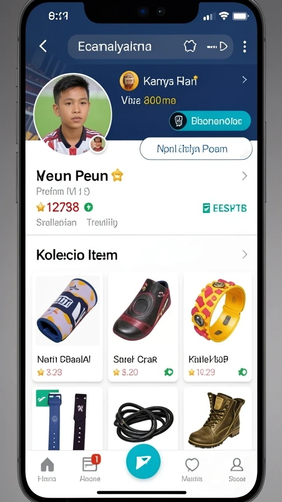 Screenshot menunjukkan antarmuka pengguna yang ramah.