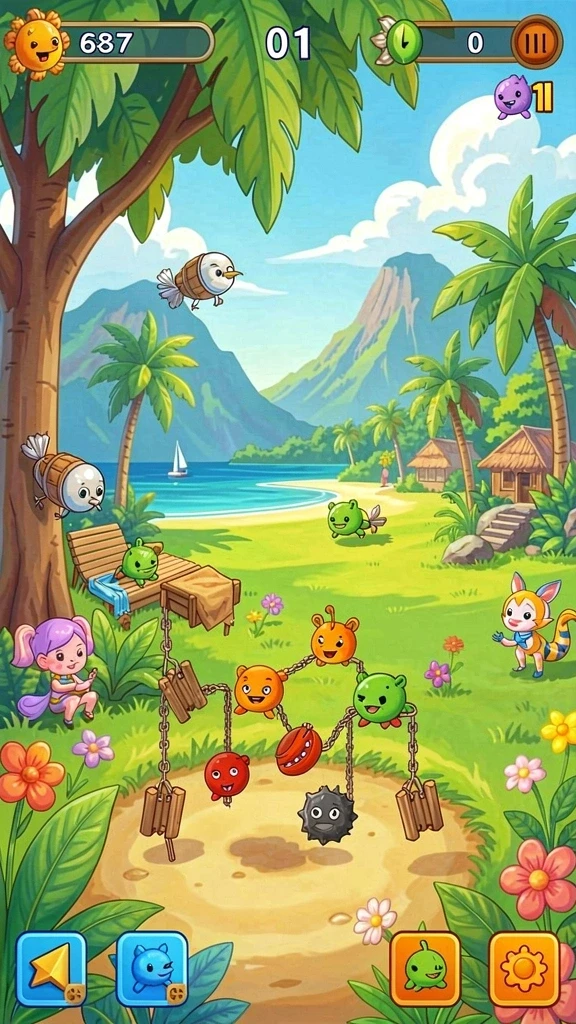 Screenshot memperlihatkan gameplay seru di SURGA19.