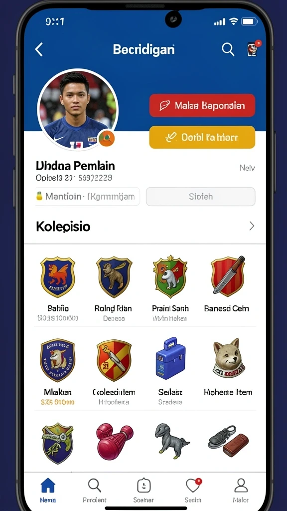 Tangkapan layar menunjukkan antarmuka utama yang menarik.