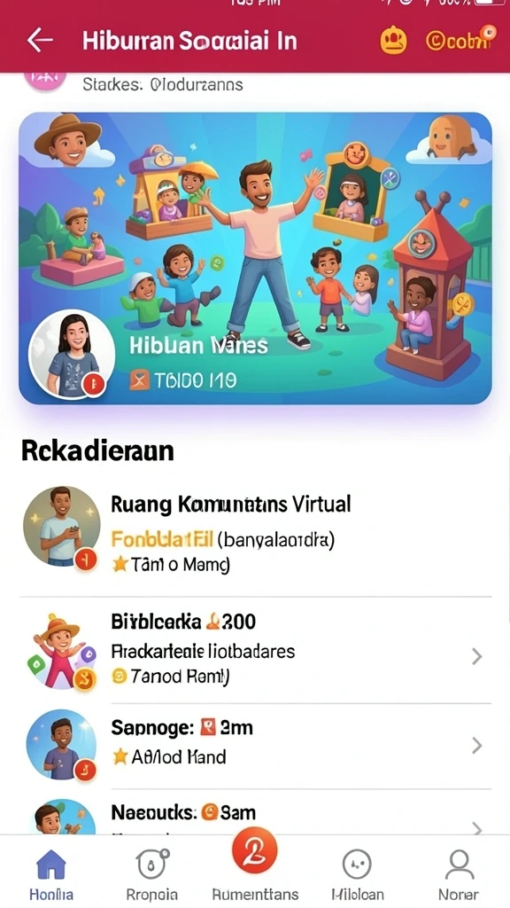 Tampilan antarmuka yang user-friendly dan menarik.