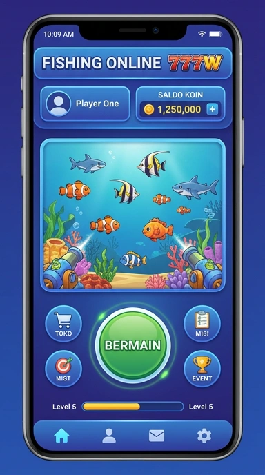 7777w — layar beranda