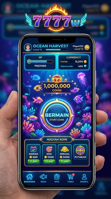 7777w — menu pengaturan